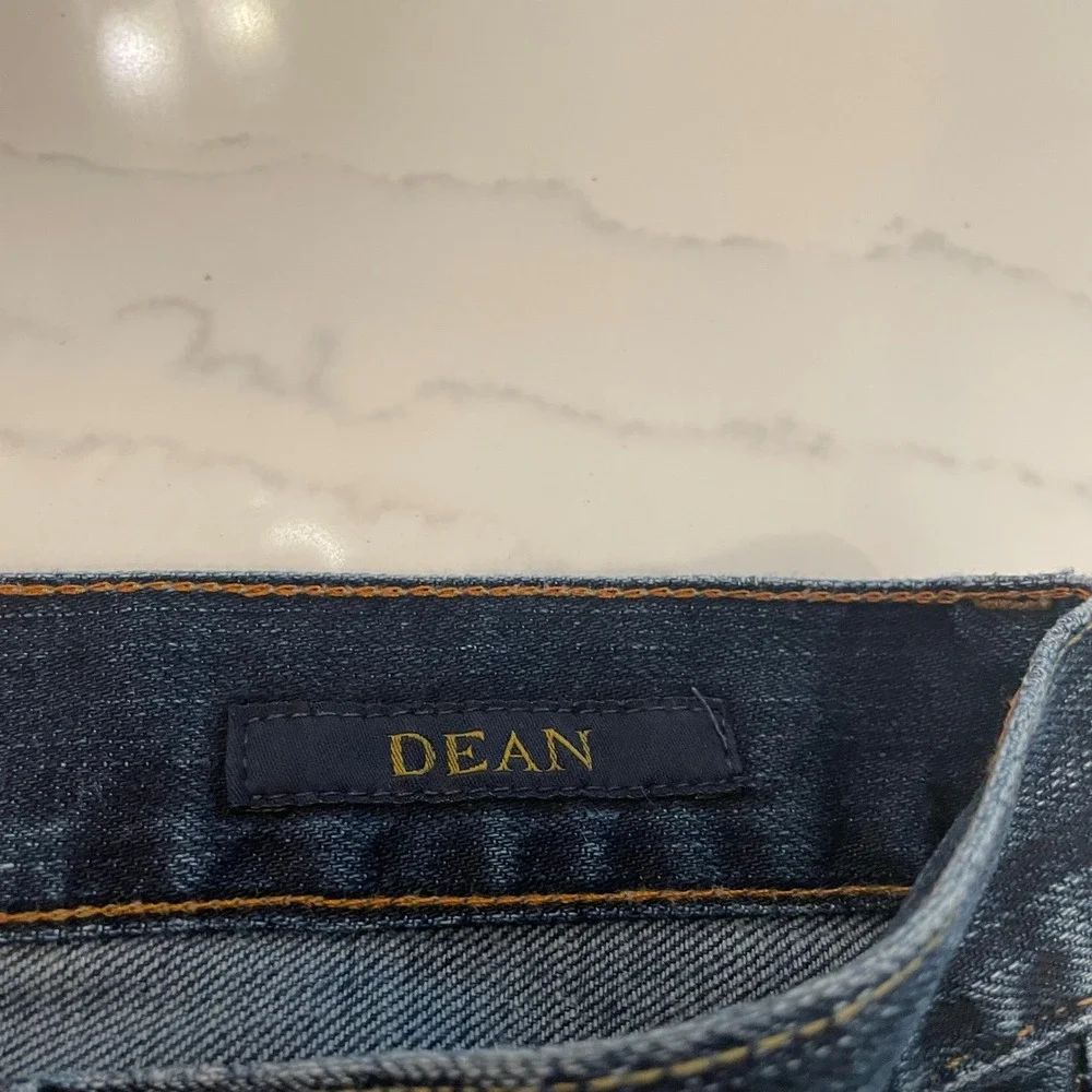 Lucky Brand Dean Straight Leg Jeans Mens 33x32 Dark Wash Blue Denim Classic Fit